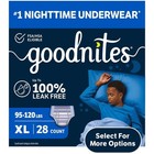Goodnites Boys Absorbent Disposable Nighttime Bedwetting Underwear  Xl  28 Count