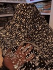 New Crystal Lace Fabric  Elegant Wedding Dress Material  Perfect For Bridal Gown