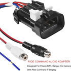 Audio Adapter For Polaris Amp-1 Amp-2 Ride Command Rzr Ranger General 7    Display