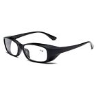 4 Pk Clear Lens Mens Black Frame Reading Glasses Heavy Duty Readers For Work