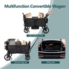 Wagon Stroller For 4 Kids Lightweight Folding Baby Stroller