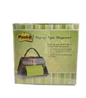 Post-it Pop Up Note Dispenser Black Purse Pocketbook Handbag For 3  X 3  Pads 