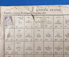 Antique Stamp Collection Album Booklet World Postage Sheets   Damaged