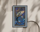 Bead Embroidery Kit Diy  lord Of The Depths  Beaded Needlepoint Craft Set
