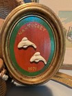 Vintage Nantucket Folk Art Jack Derosa Mixed Media Art Signed