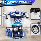 Remote Control Car For Kids   One Button Transformation To Robot With Flashin   