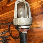 Vintage Stewart Browne Industrial Cast Cage Hanging Trouble Light