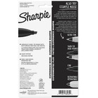 Sharpie Chisel Tip Permanent Markers  Black  Quick-dry  Fade-resistant  4-count