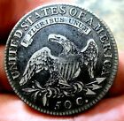 1818 - Capped Bust Silver 50c Half Dollar Early American Historical Old Coin