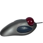 Logitech Trackman Marble T-bb14 Gray Usb Wired Optical Trackball Mouse Tested