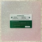          2025 Starbucks Cute Foxes  dashing Through The Snow  Gift Card Mint