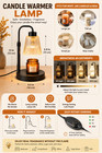 Godonlif Candle Warmer Lamp With Timer Wax Melt Warmer 2 Bulbs Gift New