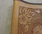 Tooled Horsehead On Leather Notebook Binder