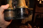 Antique Wwi Era French Colmont Brass Binoculars Marked Us Navy