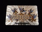 Tdl Tokyo Disneyland 2000 Commemorative Telephone Card Mickey Donald Goofy