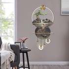 Led Wall Art Decor W  Clock Wall Art Decor With Led Light   Clock Modern