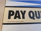  1993 Arco Atlantic Richfield Company Pay Quick With Atm Paypoint 24  X 12 
