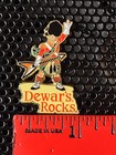 Vintage Dewar s Rocks Hat lapel Pin  Vintage Enamel  Scotch Whisky  Nice