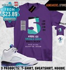 Shirt To Match Aj 5 Grape 2025 Sneaker Matching Tee Sneakerhead Label T-shirt
