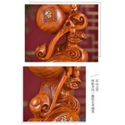 Wooden Carving Of Fu Lu Ru Yi Gourd Feng Shui 30cm 11 8in Chinese Home Ornament