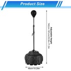 Punching Bag Freestanding Reflex Speed Boxing Bag Training Adjustable     