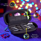 Sentry Dart Case Slim Eva Shell For Steel And Soft Tip Darts  Hold 6 Darts And F