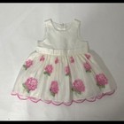 Girl s Size 6-months Dress American Princess White And Pink Floral