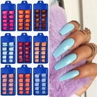 100pcs False Nail Tips Matte Full Cover Long Women Fake Nails Art Manicure