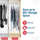 Hanging Vacuum Storage Bags For Clothes   Coats     8 Pack  4 Small   4 Larg
