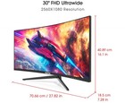 Sceptre C35 33    Curved Ultrawide Gaming Monitor 100hz Dp hdmi