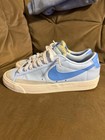 Nike Blazer  77 Vintage Low Top Lace Up Sneakers Celestine Blue  Size 9  No Box