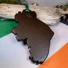 Ireland Map Turf Ornament Irish Celtic Gift