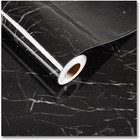 Pvc Self-adhesive Floor Stickers  black  15 Pieces  - Decorative Tiles