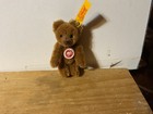 Steiff Mini Teddy Bear Color Caramel With Black Eyes   Brown Embroidered Nose
