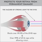 Flexible Sun Goggles Eye Protection Uv Black Glasses Eyes Protect Tanning Bed