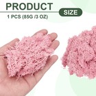 3oz Preserved Reindeer Moss  Pink Decorative Artificial Fake Moss