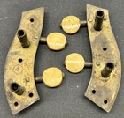 4 4 Vintage Brass Violin Tuning Pegs Machines Machine Heads Rare  
