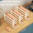 4-tier Roll Down Refrigerator Egg Dispenser Storage Rack Auto Rolling Egg Holder