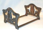 Antique Art Nouveau Brass Expanding Sliding Bookends  Halloween Owl  Judd