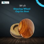 Marine City 2-3 4  Teak Center Cap Wood For Marine Steering Wheels  Boats  Yacht