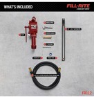 Fill-rite Fr112 Rotary Hand Fuel Transfer Pump W  Hose Gas Diesel Kerosene