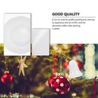 15pcs Durable White Craft Foams Bells For Diy Kids Painting Projects