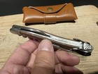 Laguiole Corkscrew With Walnut Wood Handles Vintage Style Leather