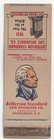 Matchbook Cover - Jefferson Standard Life Insurance - Greensboro North Carolina