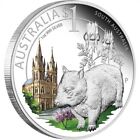 2010 Celebrate Australia 1 Oz Silver Proof Color Coin Perth Mint South Australia