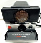 Vintage Polaroid Sx-70 Land Camera Sonar Onestep W  2352 Stand   Flash