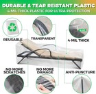 2-pack Waterproof Outdoor Chaise Lounge Covers For Patio Furniture - Reusable  
