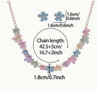 Flower Earrings Necklace Set Summer Spring Fashion Jewelry Fast Free Ship