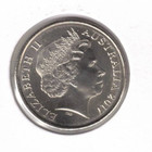 2017 Australia Brillant Uncirculated Five Cent Qeii   Echidna Coin 