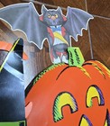 Lot Of 11 Vintage Beistle    Eureka Halloween Die Cut Cutout Decorations Scary 